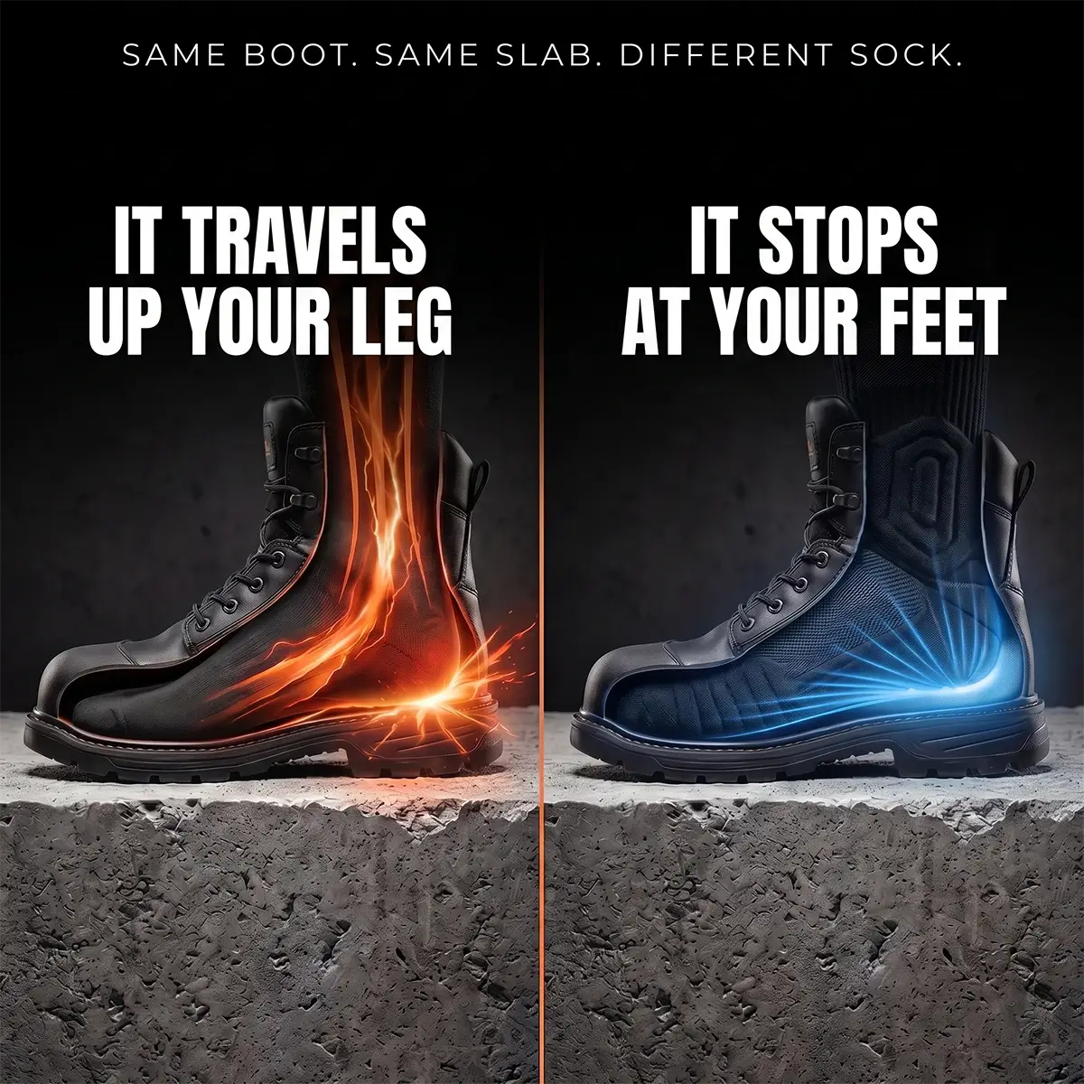 Finish your 14-hour day with feet that aren't cooked