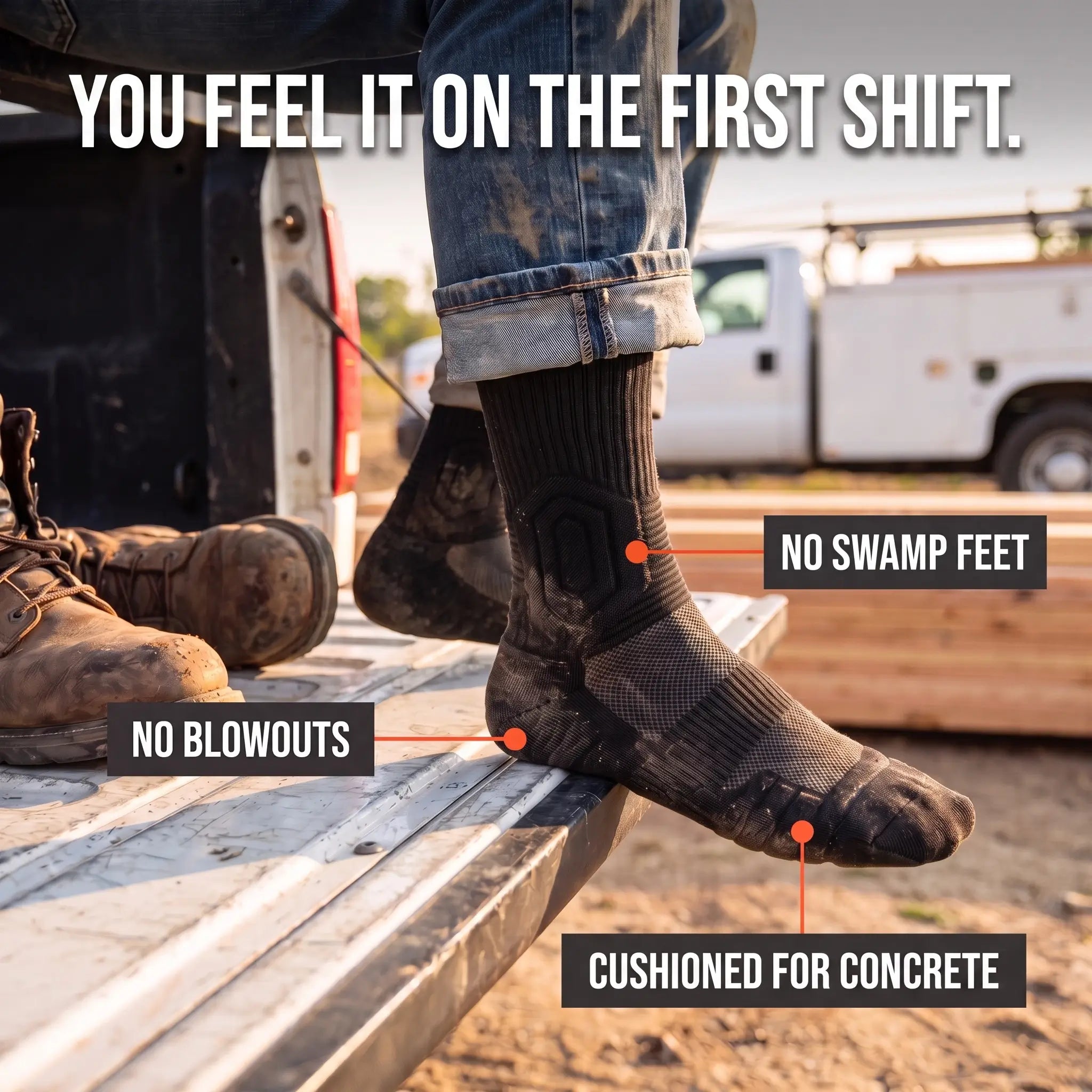 Finish your 14-hour day with feet that aren't cooked