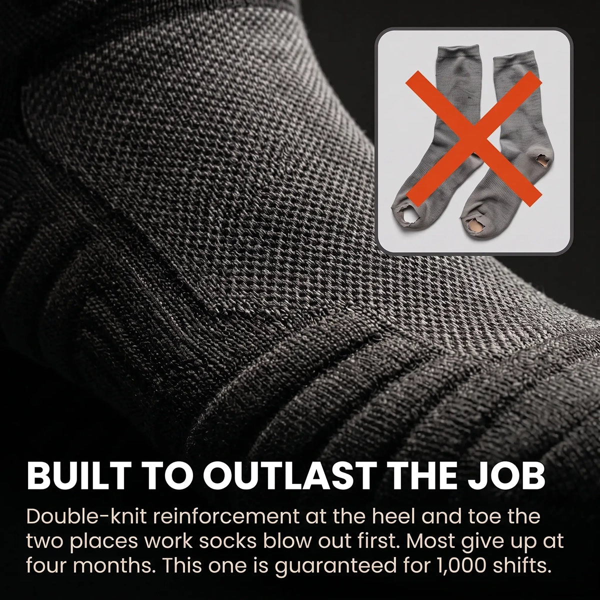 Finish your 14-hour day with feet that aren't cooked