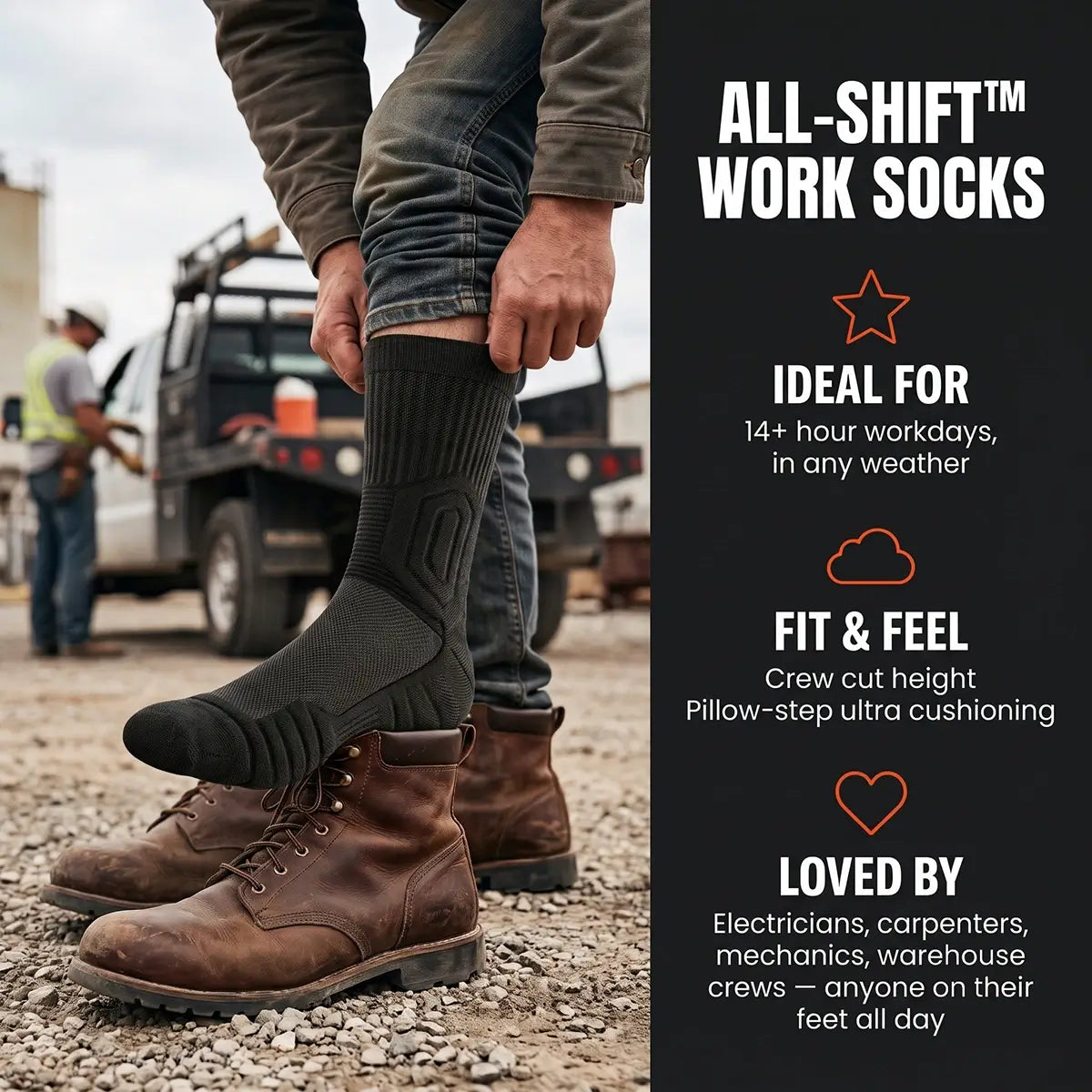 Finish your 14-hour day with feet that aren't cooked
